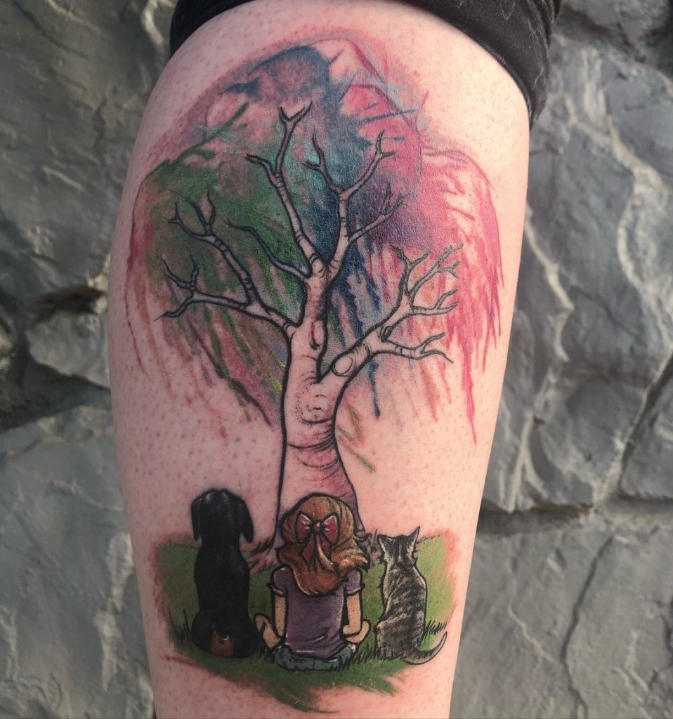 willow tree tattoo