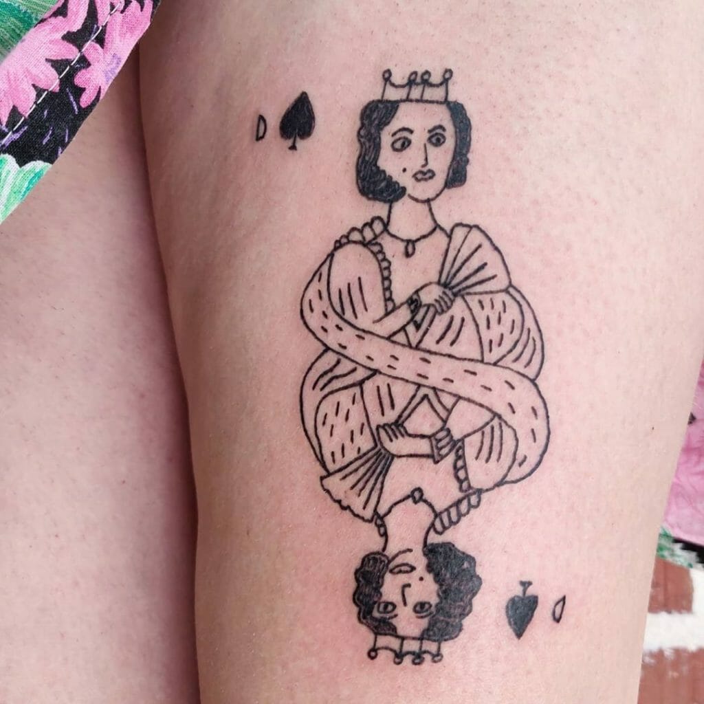 queen of spades tattoo