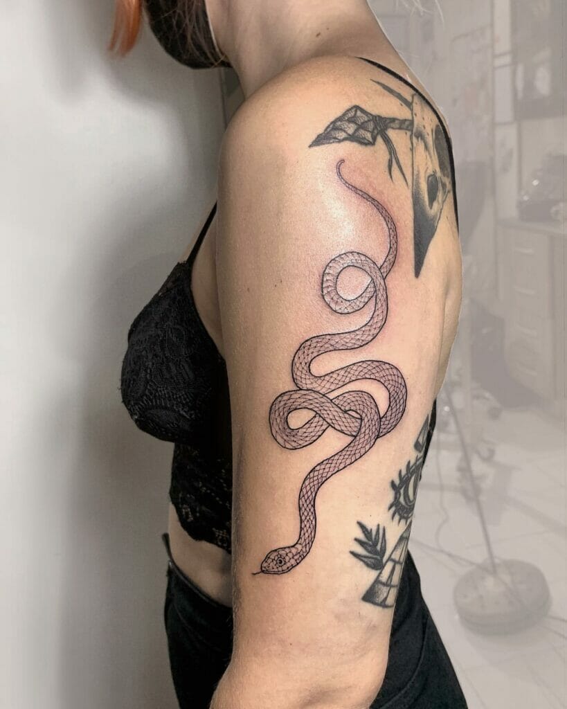 Snake Arm Tattoo