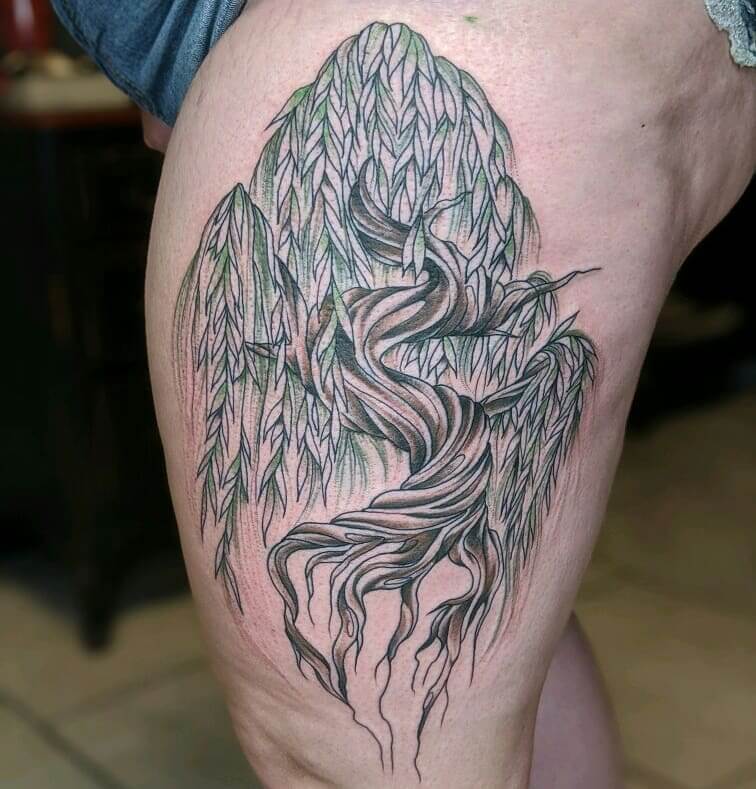 willow tree tattoo