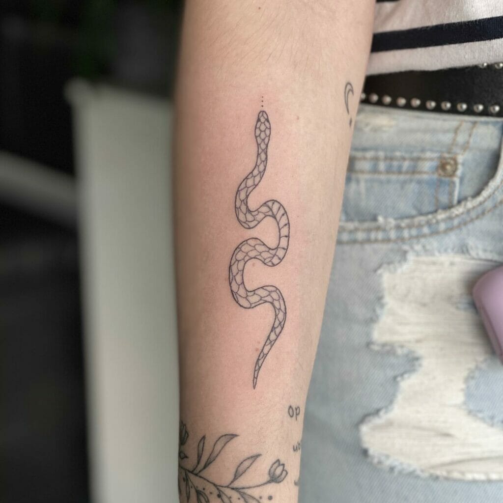 Snake Arm Tattoo