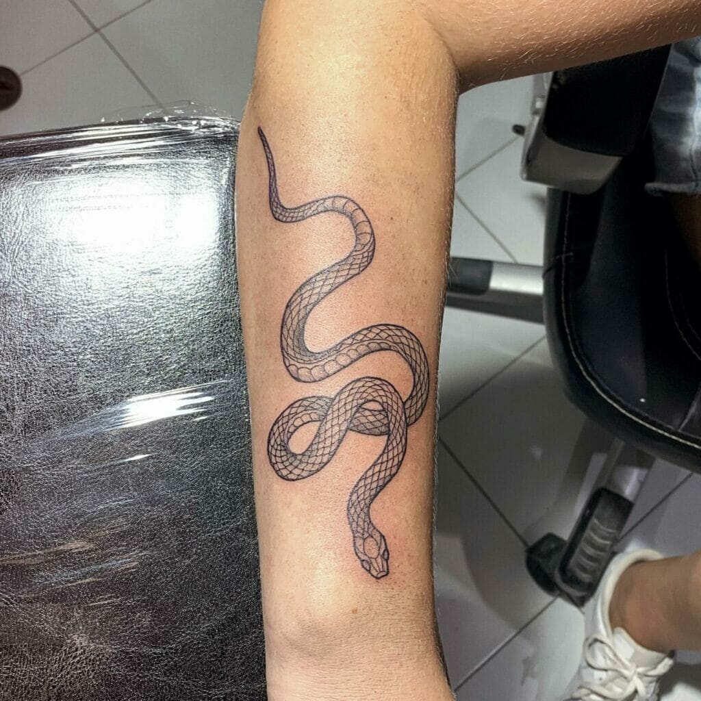 Snake Arm Tattoo