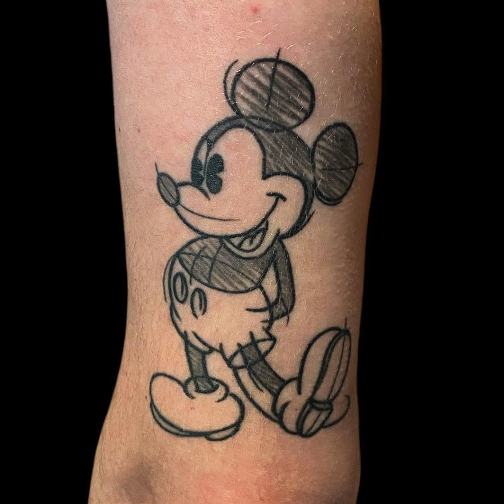 mickey mouse tattoo