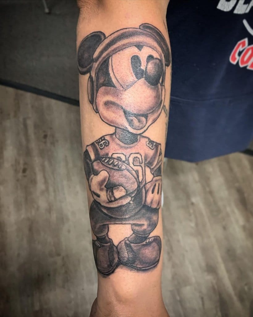 mickey mouse tattoo