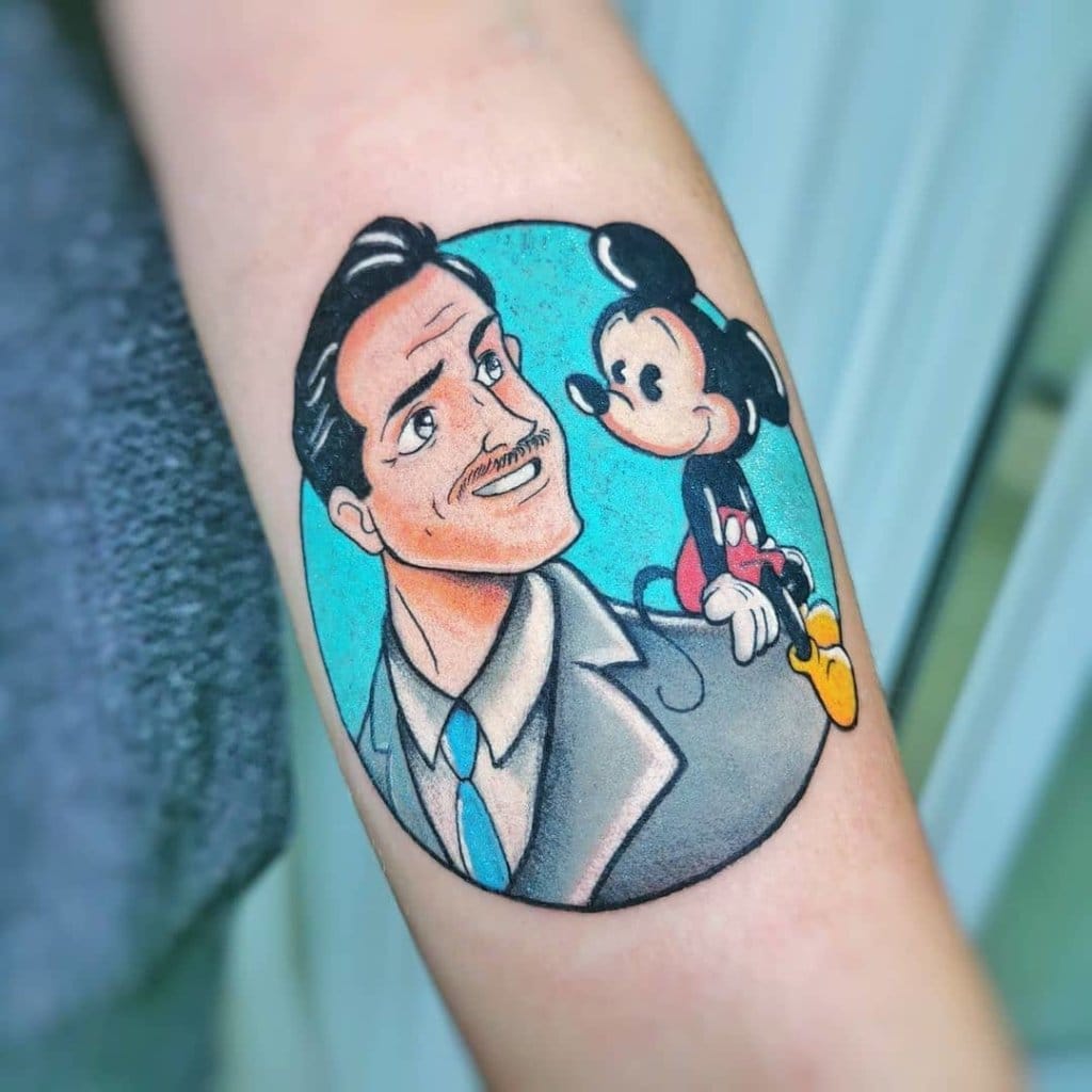 mickey mouse tattoo