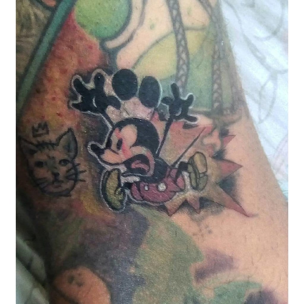 mickey mouse tattoo