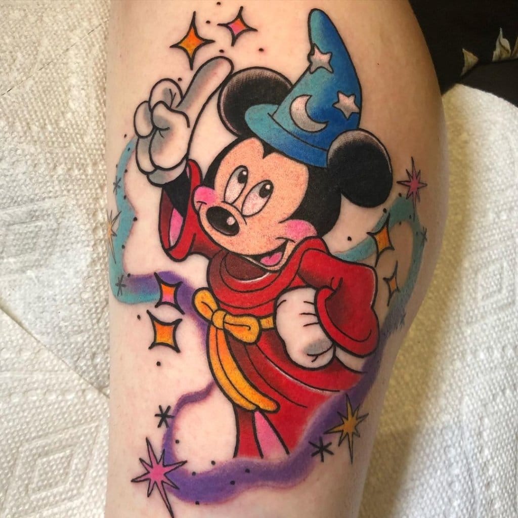 mickey mouse tattoo