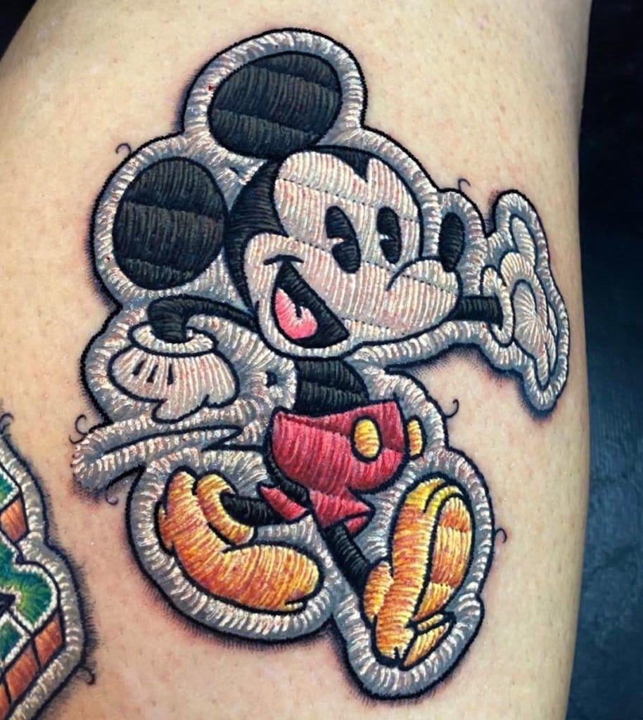 mickey mouse tattoo