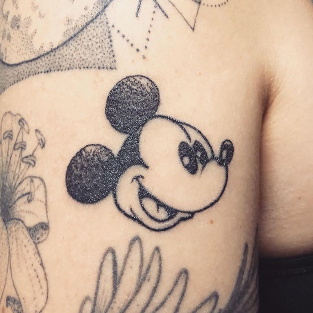 mickey mouse tattoo