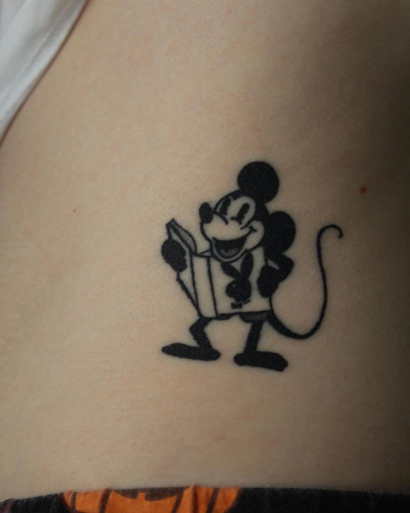 mickey mouse tattoo