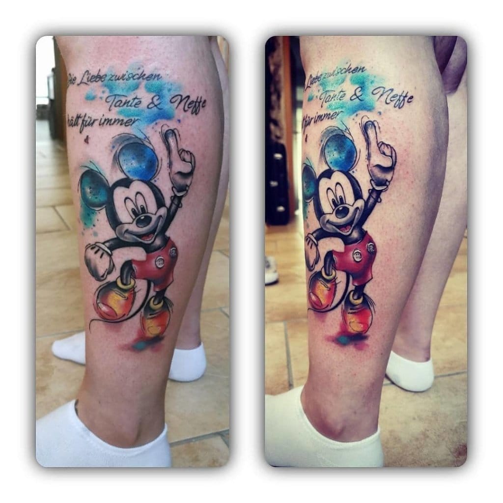 mickey mouse tattoo