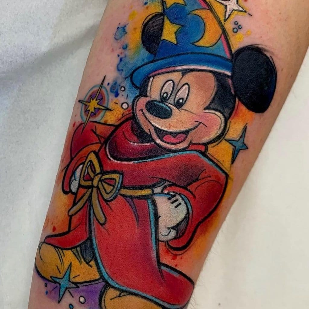 mickey mouse tattoo