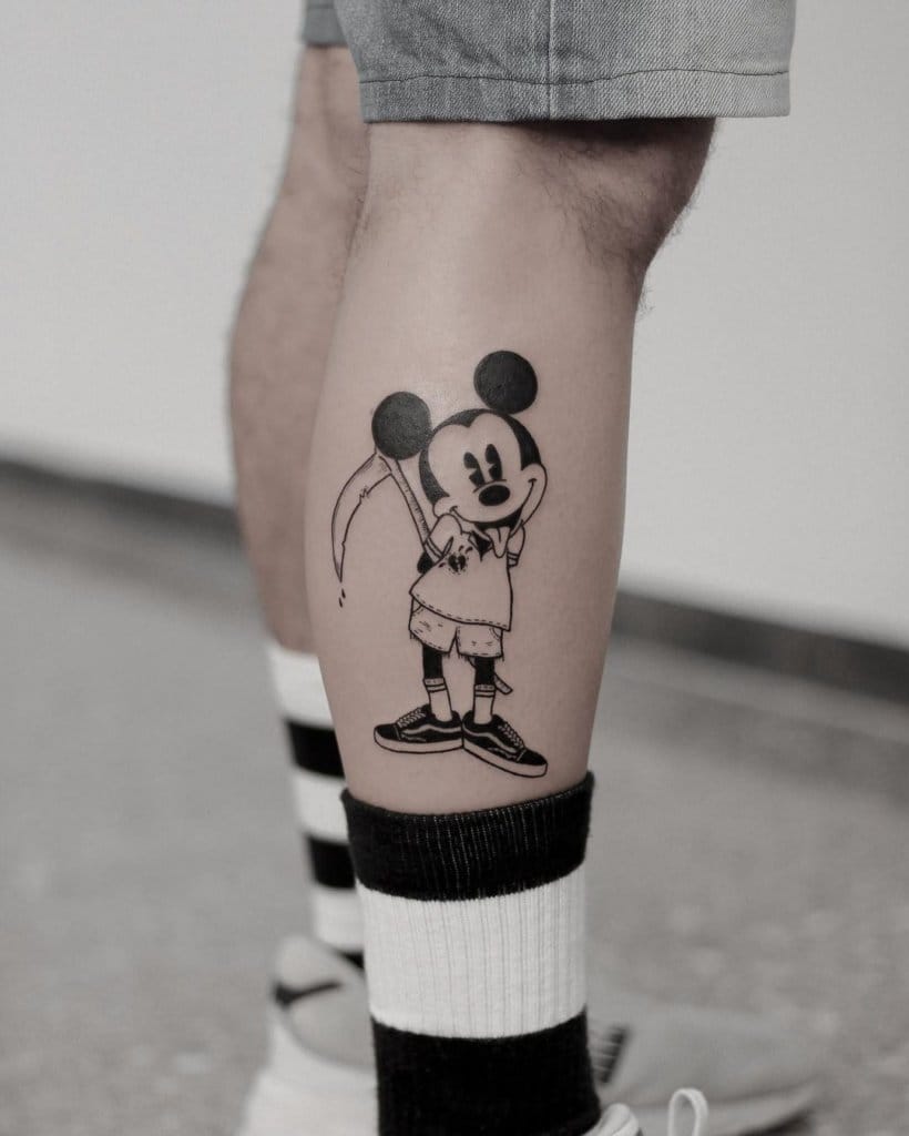 mickey mouse tattoo