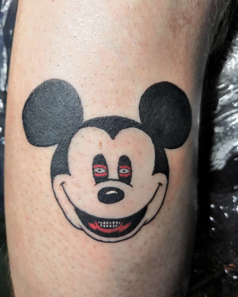 mickey mouse tattoo