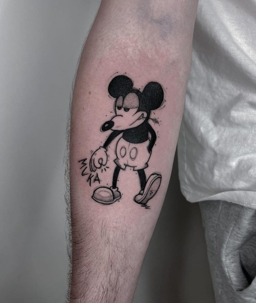 mickey mouse tattoo