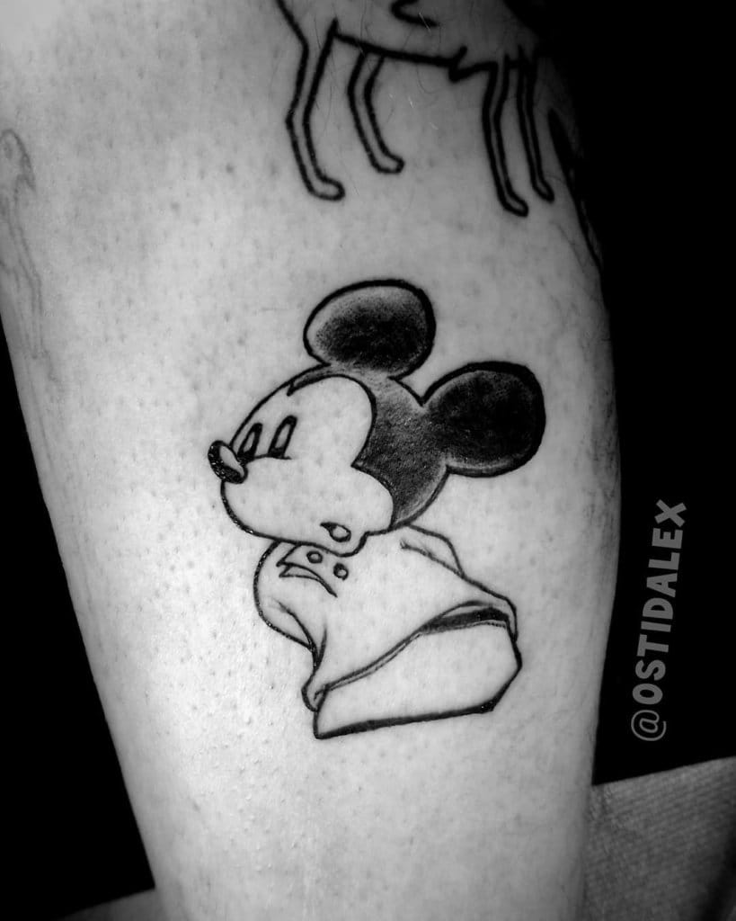 mickey mouse tattoo