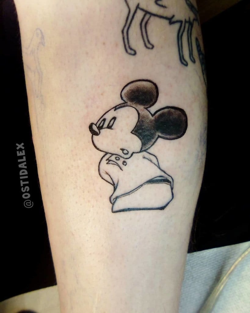 mickey mouse tattoo