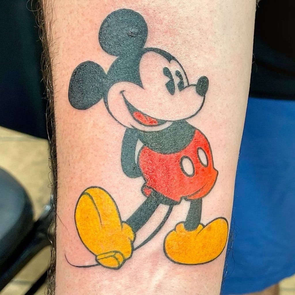 mickey mouse tattoo