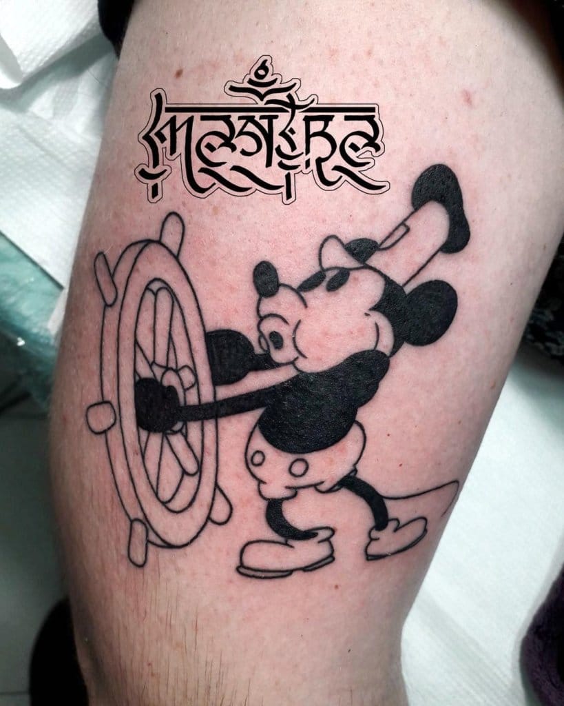 mickey mouse tattoo