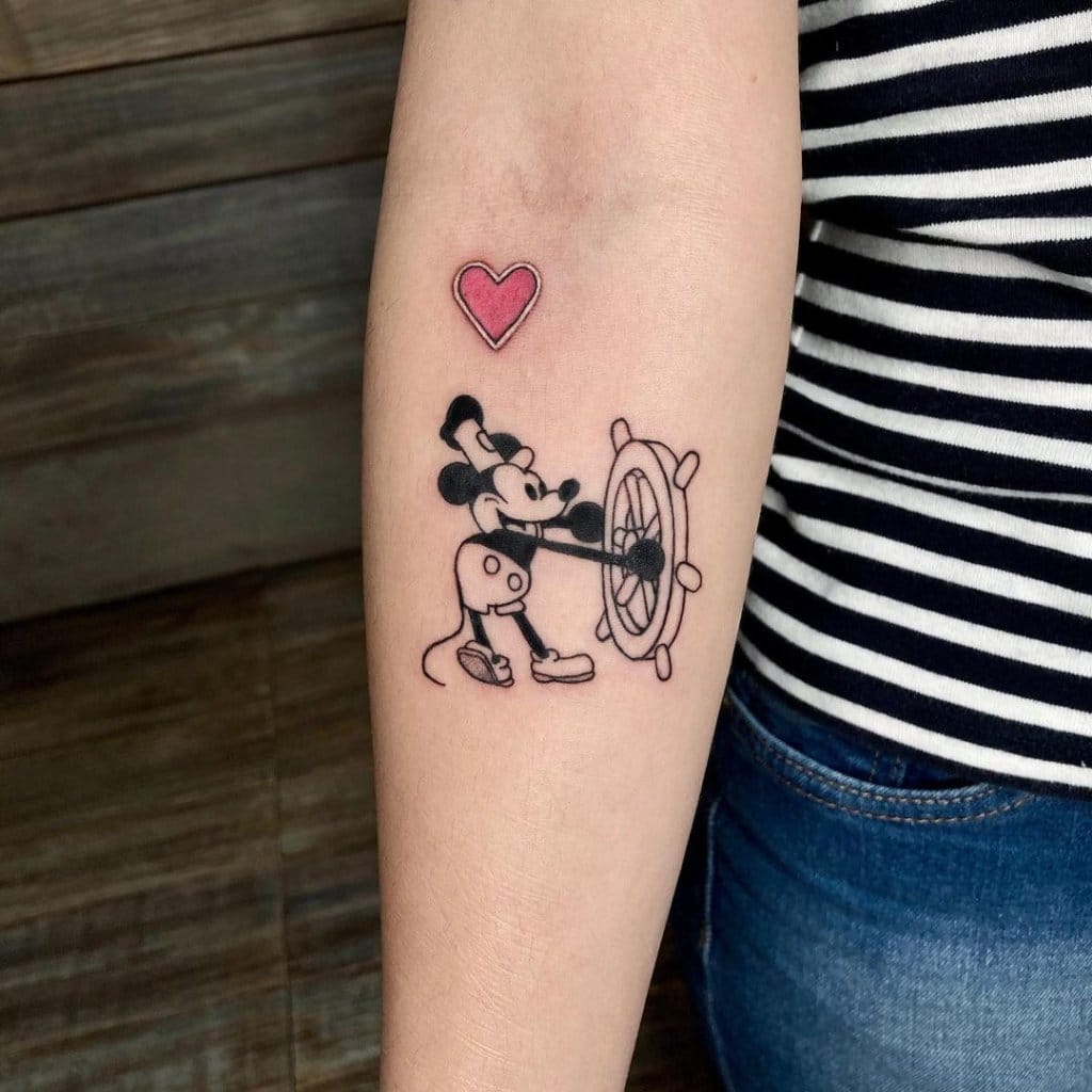 mickey mouse tattoo