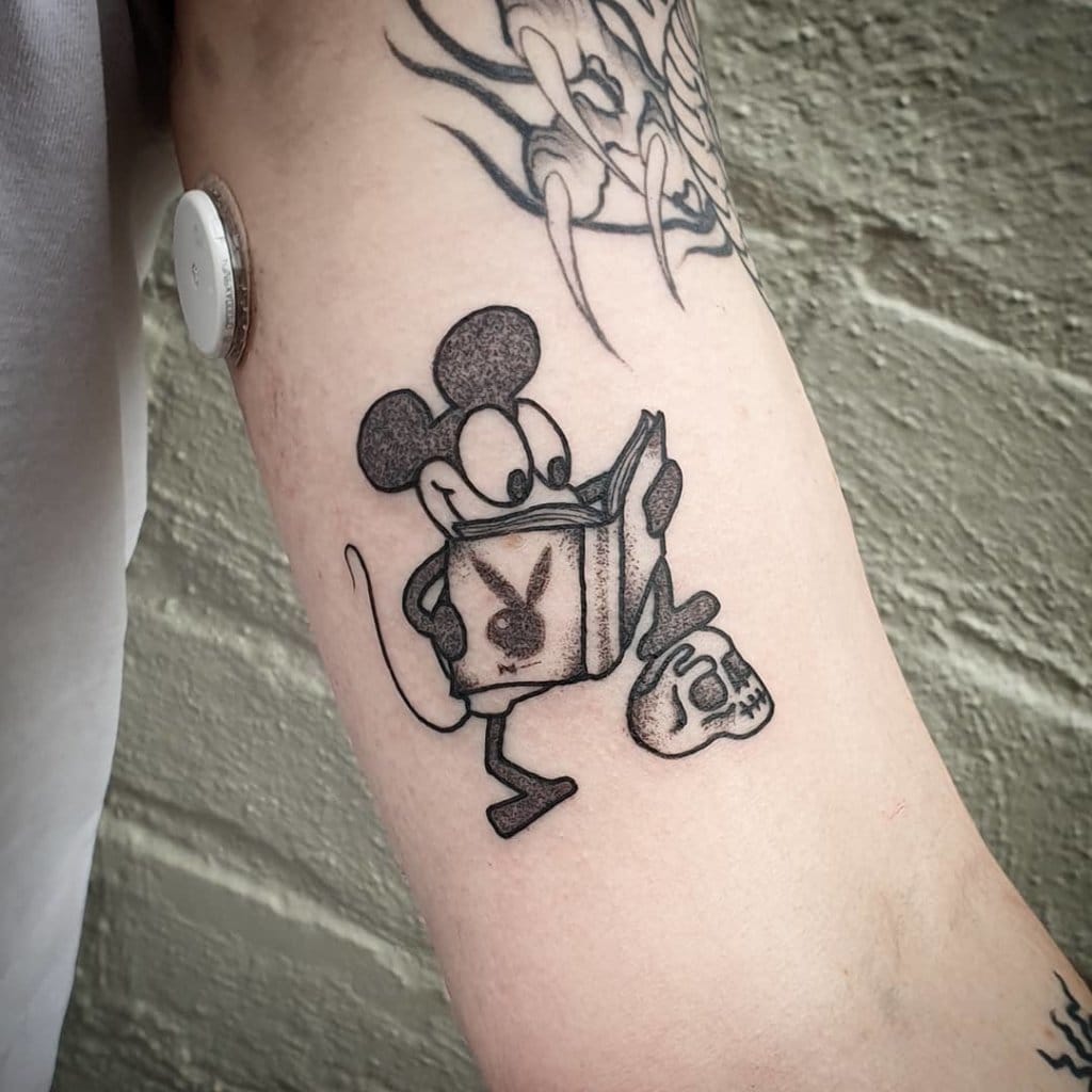 mickey mouse tattoo