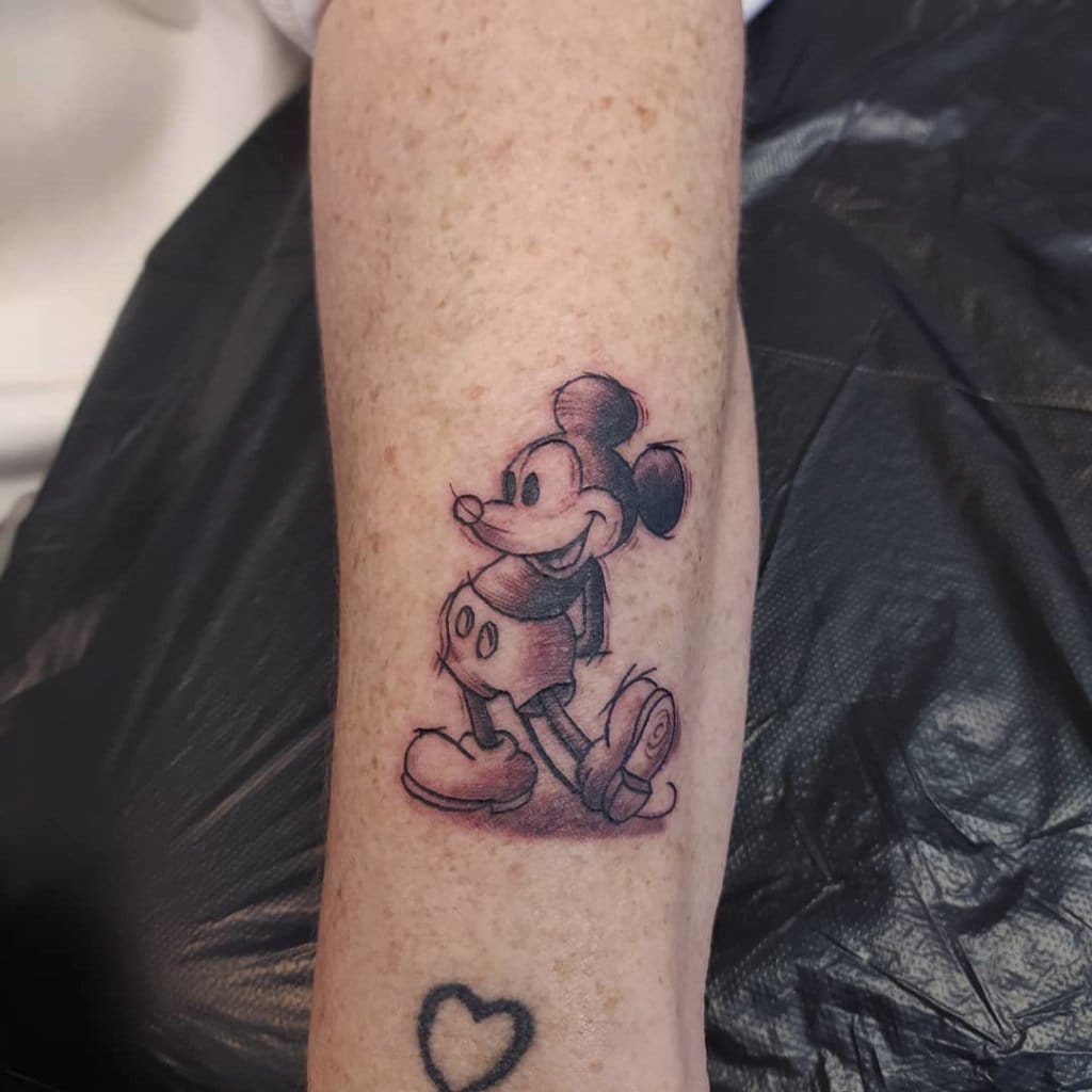 mickey mouse tattoo