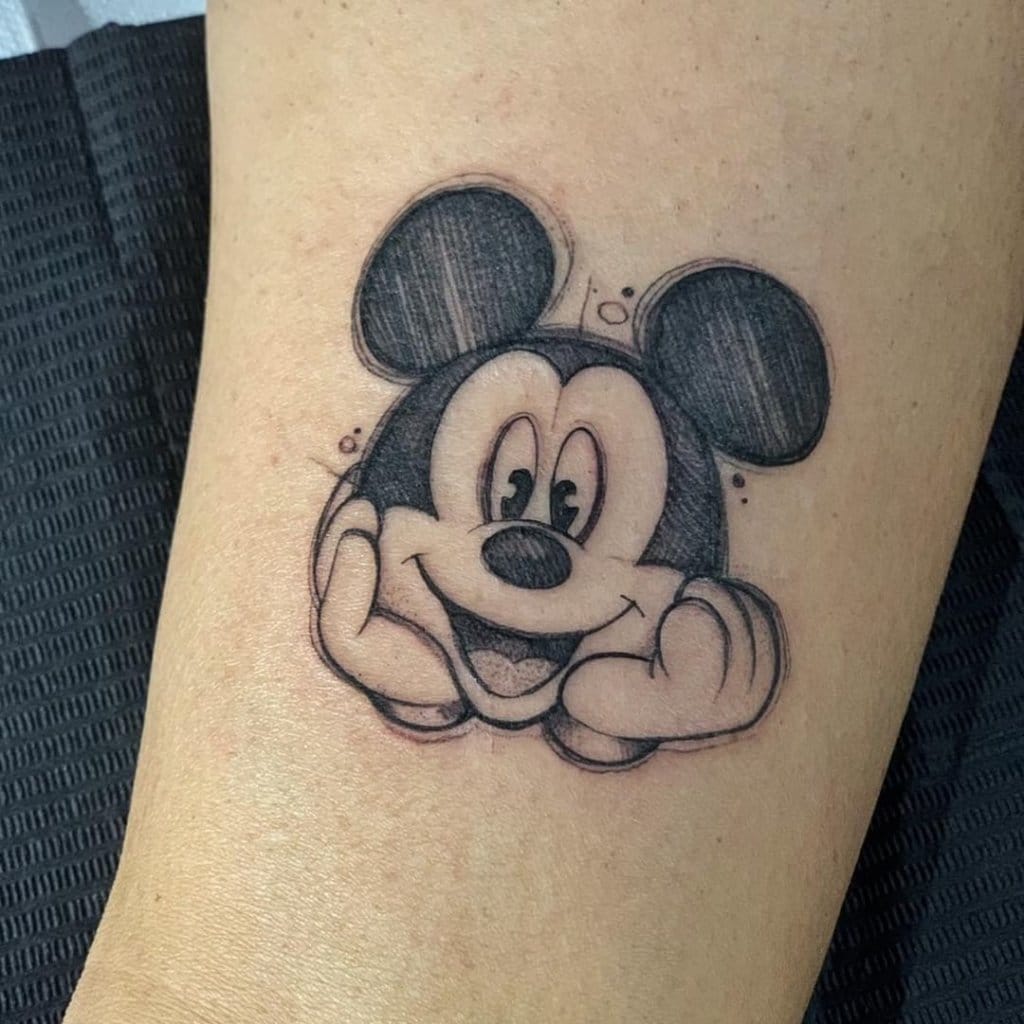 mickey mouse tattoo