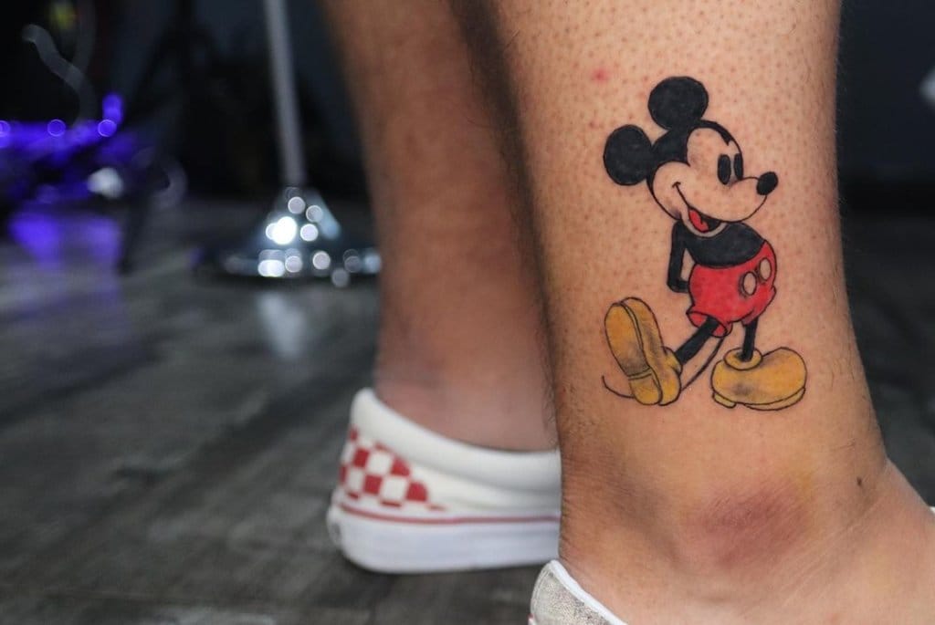 mickey mouse tattoo