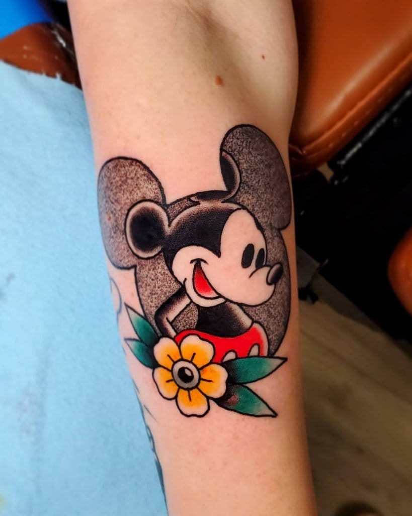 mickey mouse tattoo