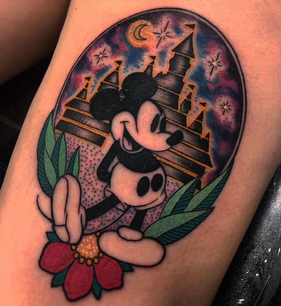 mickey mouse tattoo