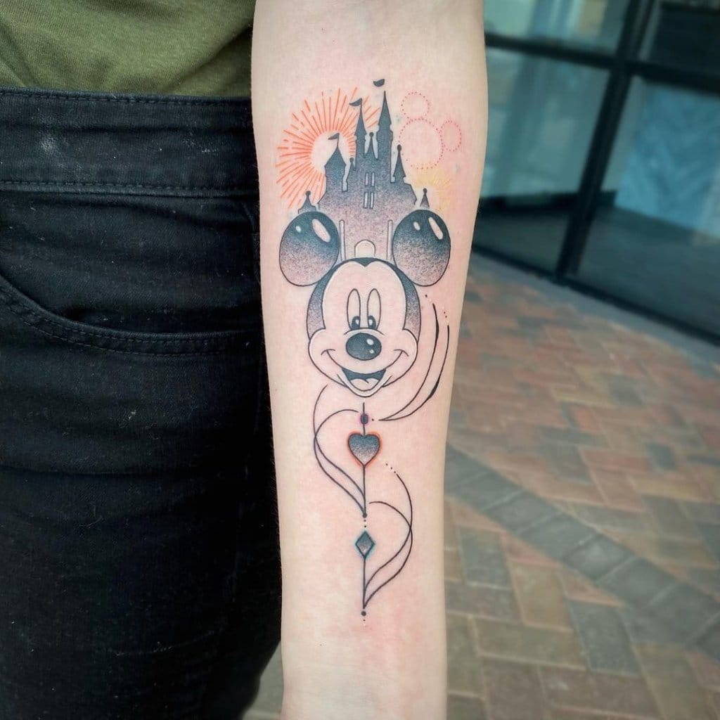 mickey mouse tattoo