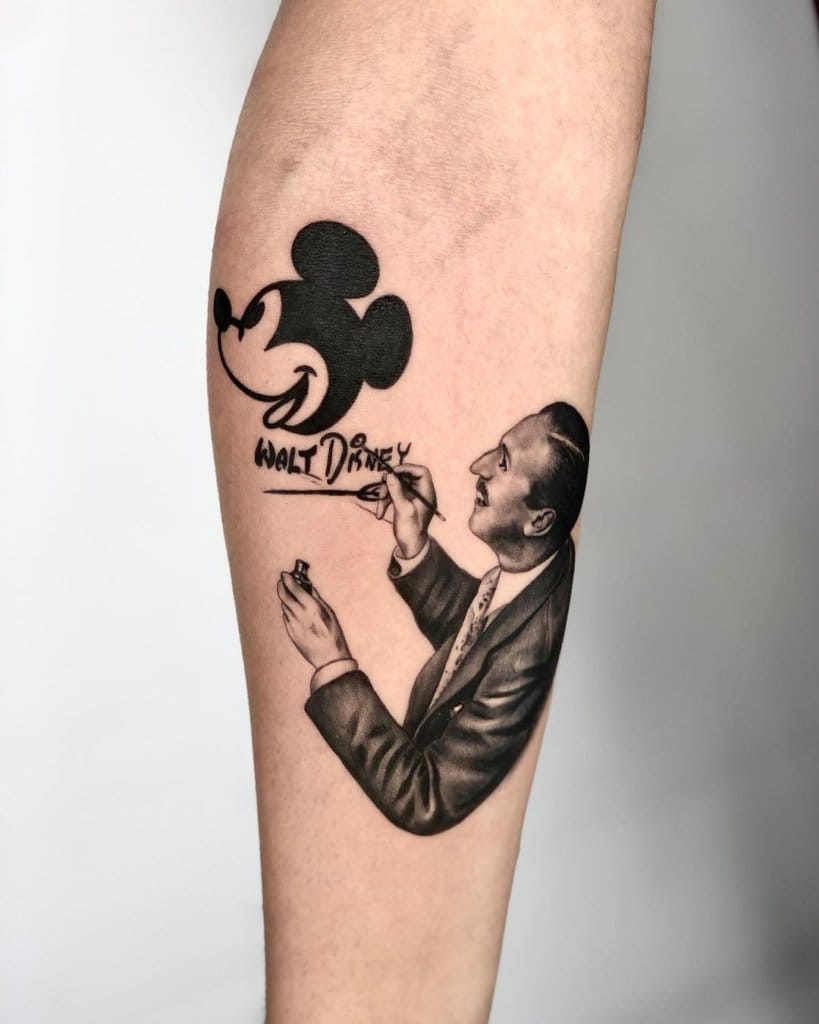 mickey mouse tattoo