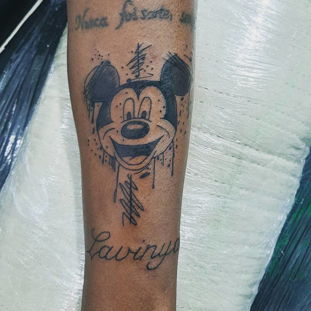 mickey mouse tattoo