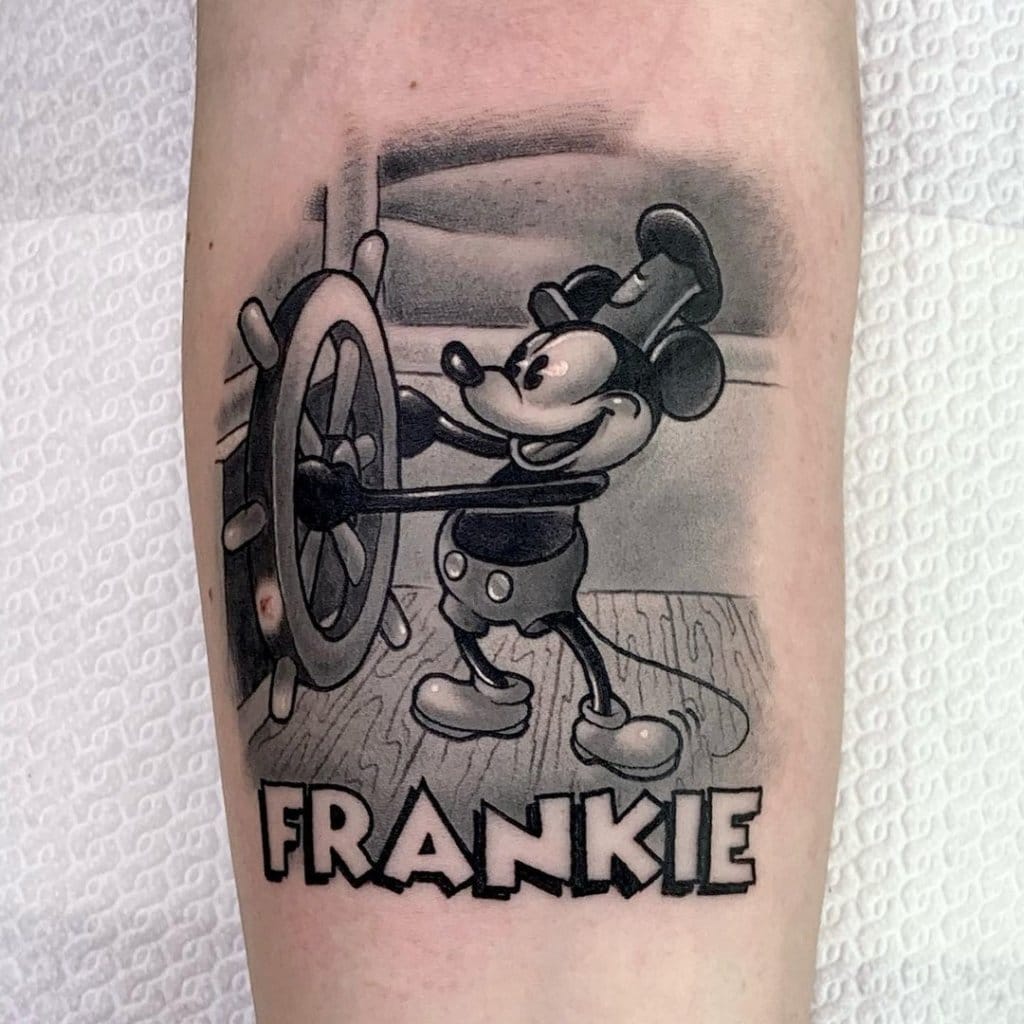 mickey mouse tattoo