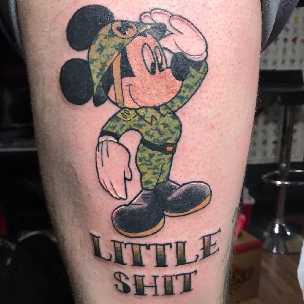 mickey mouse tattoo