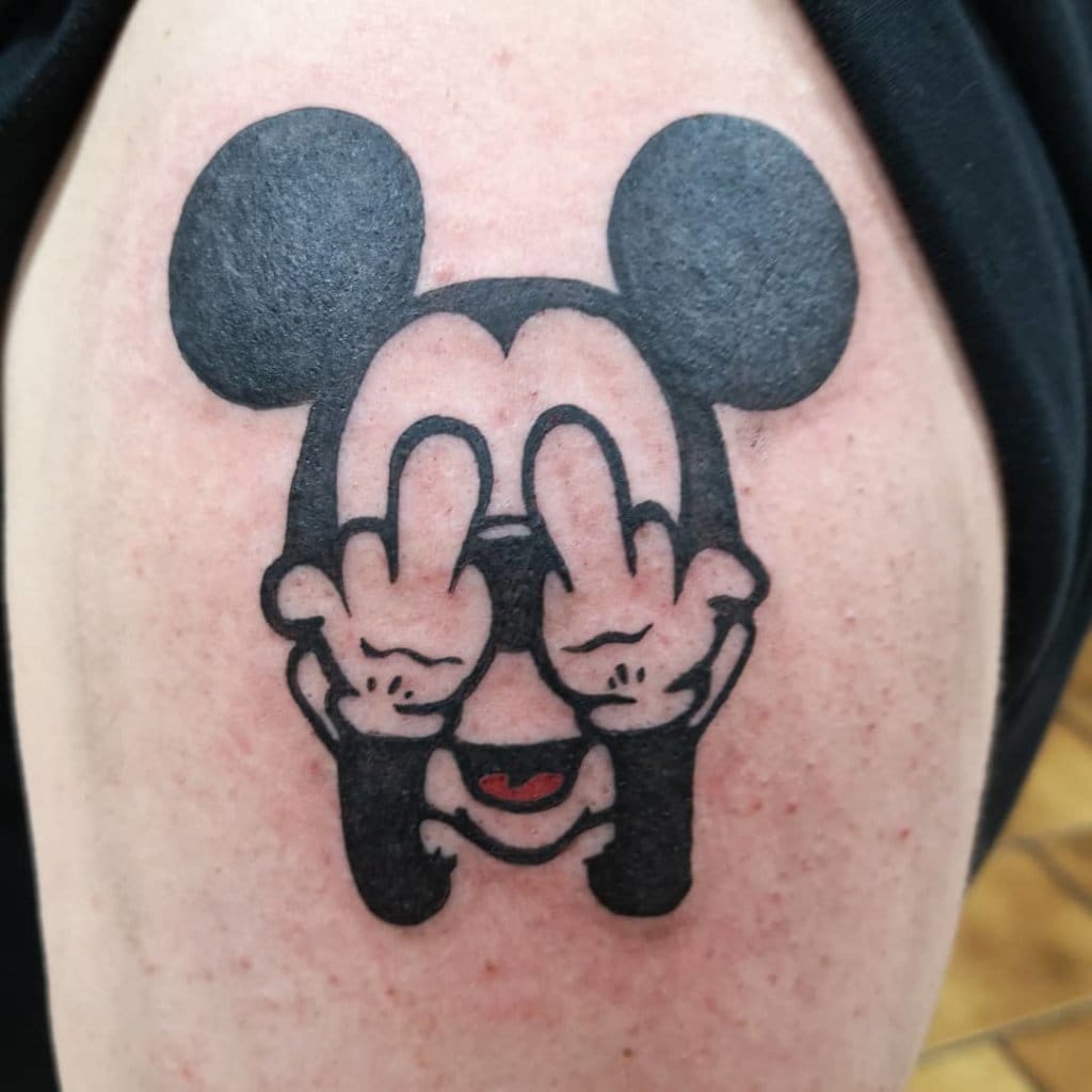 mickey mouse tattoo