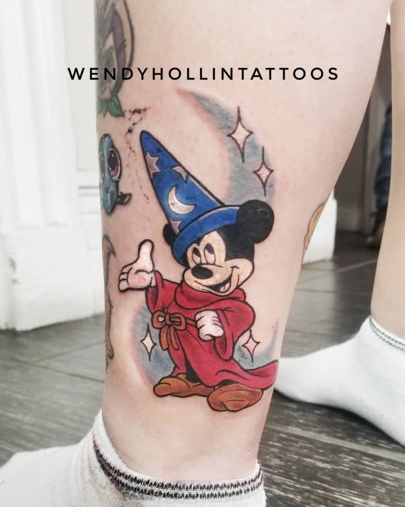 mickey mouse tattoo