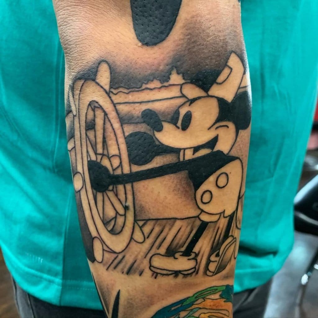 mickey mouse tattoo