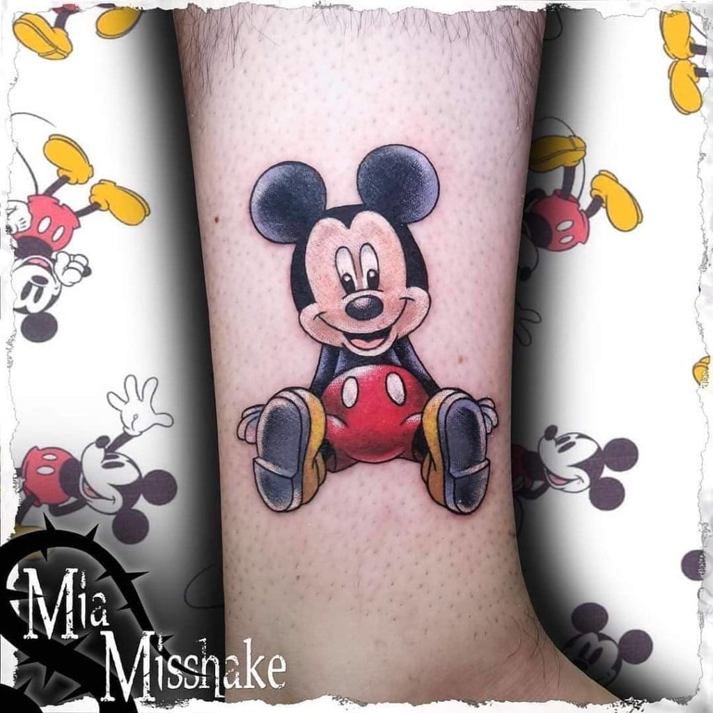 mickey mouse tattoo