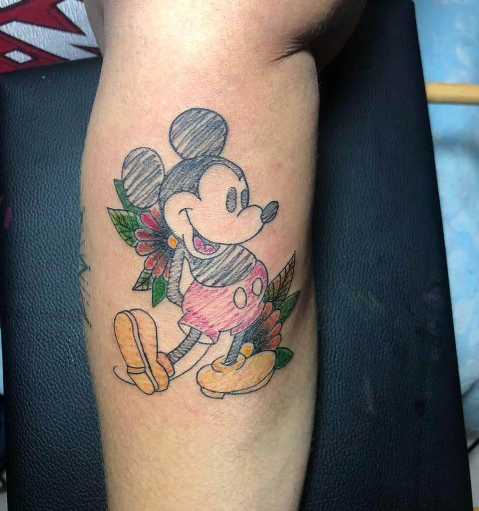 mickey mouse tattoo