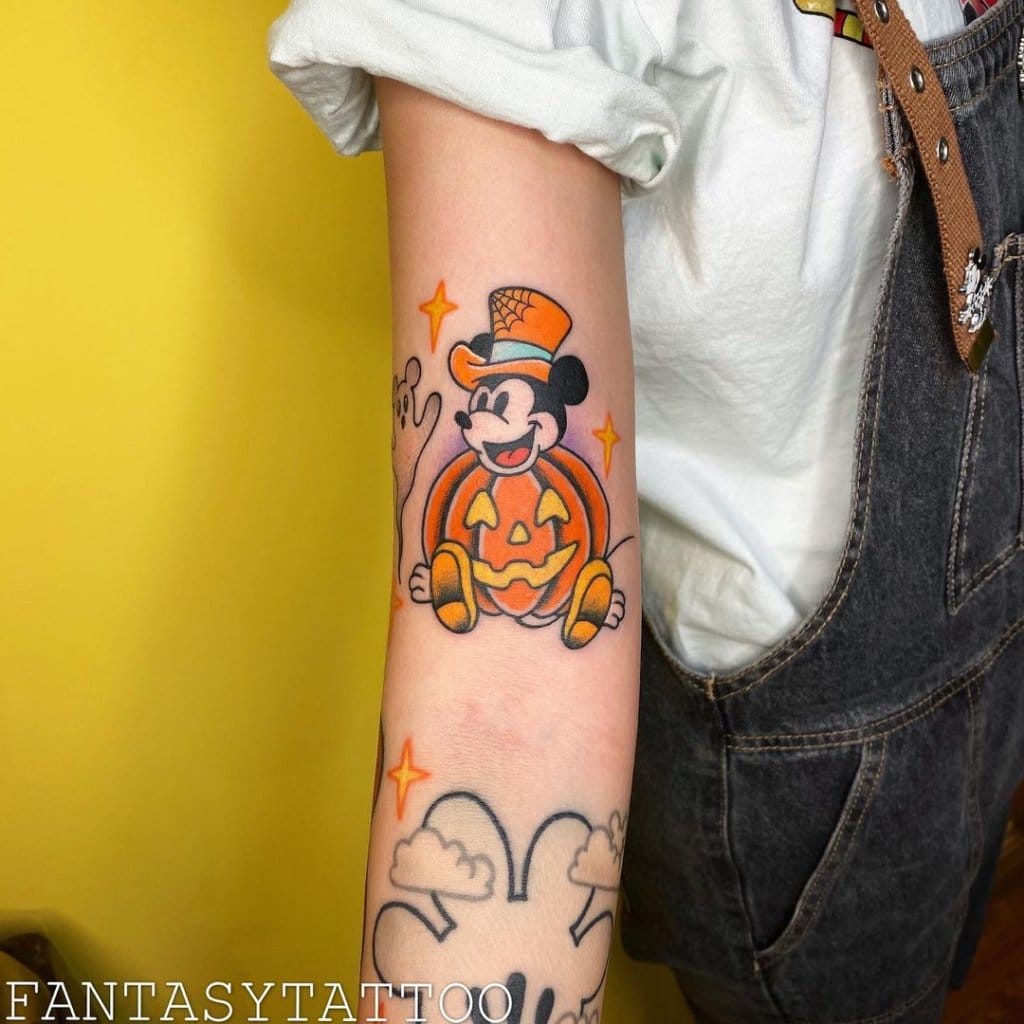 mickey mouse tattoo