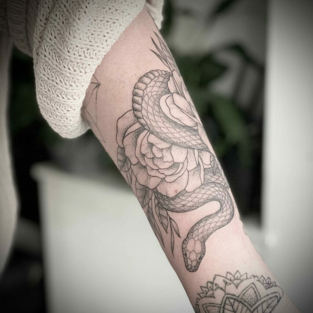 Snake Arm Tattoo