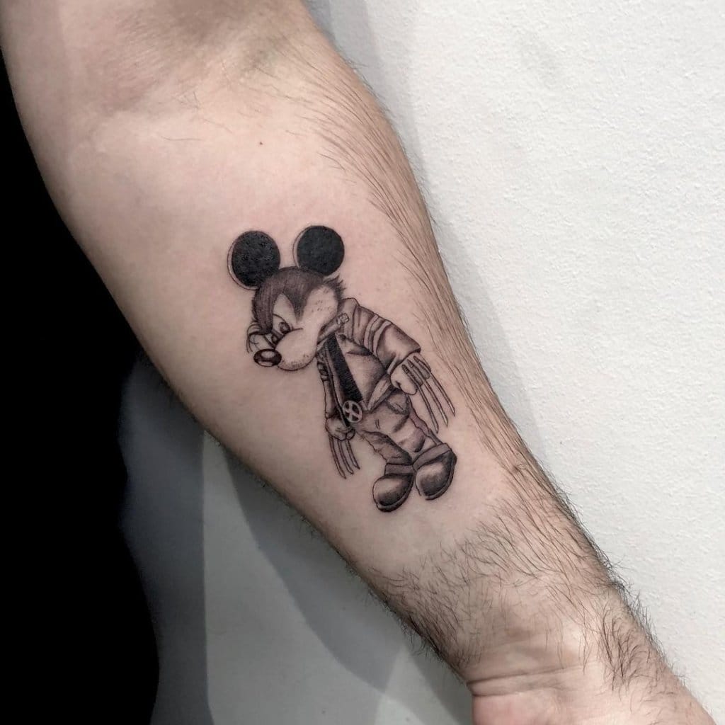 mickey mouse tattoo