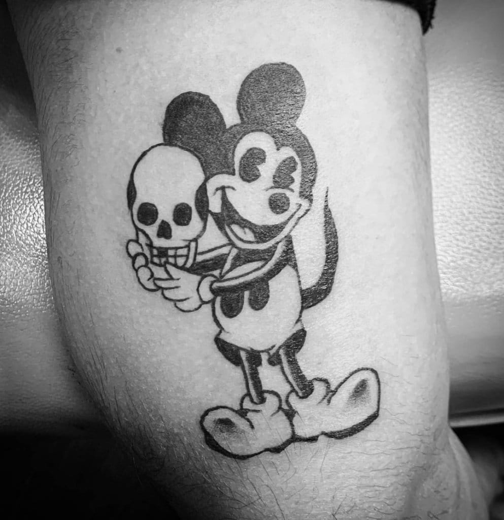 mickey mouse tattoo