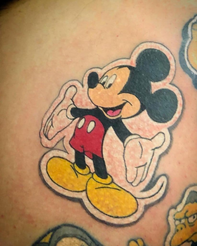 mickey mouse tattoo