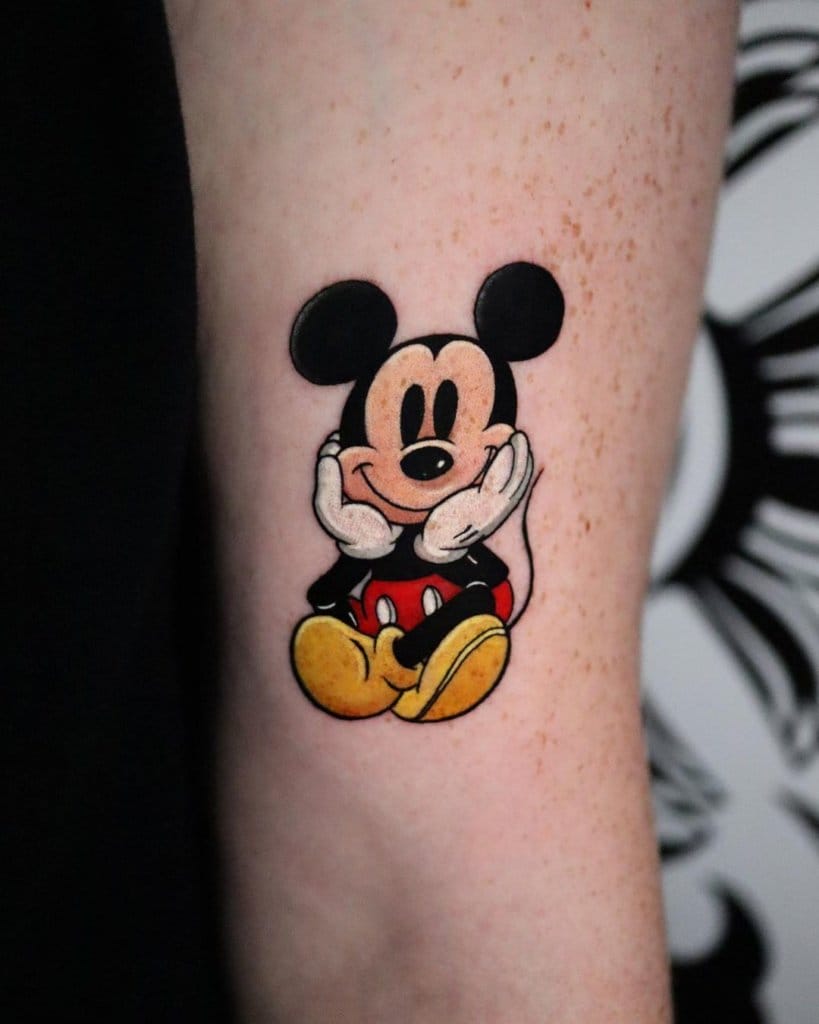 mickey mouse tattoo