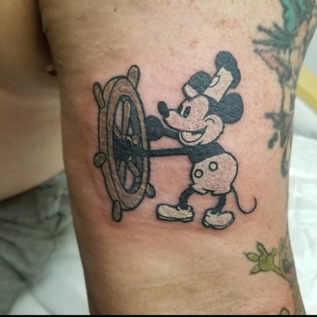 mickey mouse tattoo