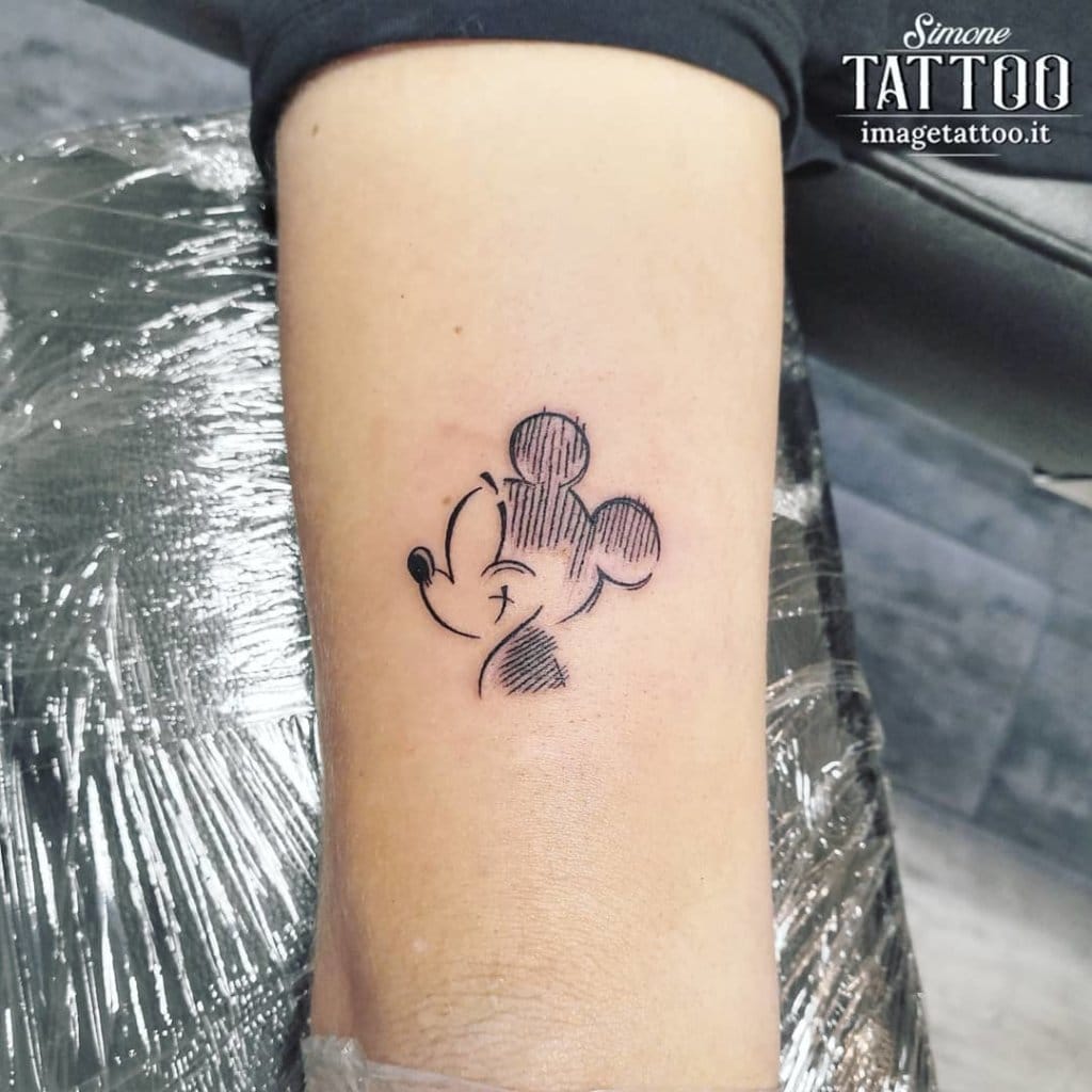 mickey mouse tattoo