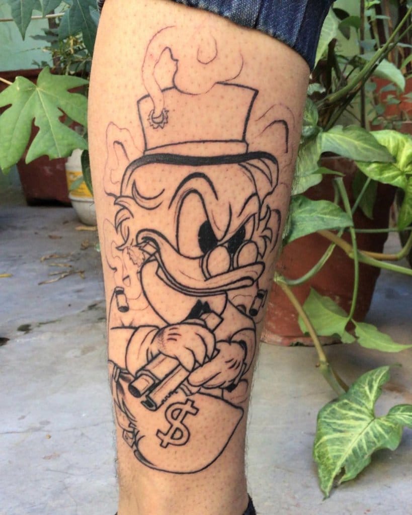 mickey mouse tattoo