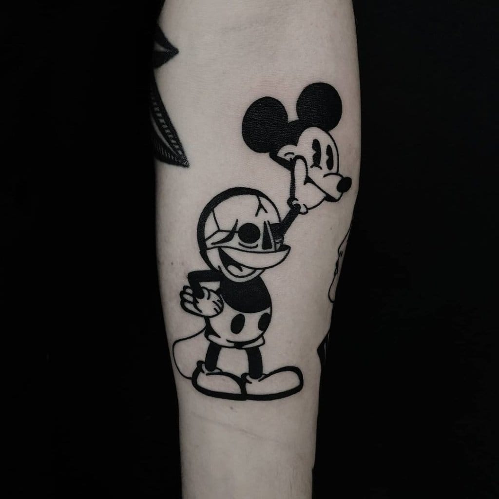 mickey mouse tattoo